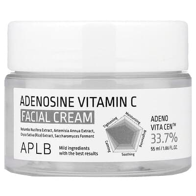 APLB, Adenosine Vitamin C Facial Cream , 1.86 fl oz (55 ml)