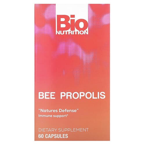 Bio Nutrition, Bee Propolis, 60 Capsules (500 mg per Capsule)
