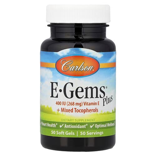 Carlson, E-Gems® Plus, 50 Soft Gels