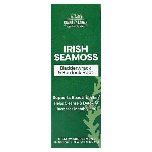 Country Farms, Irish Sea Moss, Bladderwrack & Burdock Root, 2 fl oz (60 ml)