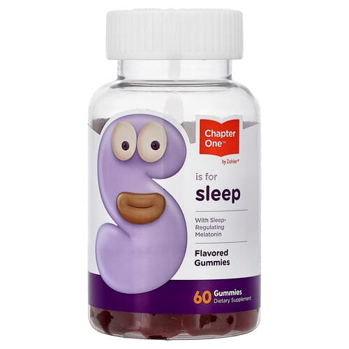 Zahler, Chapter One, Sleep, Melatonin Gummies, Flavored, 60 Gummies (2.5 mg Per Gummy)