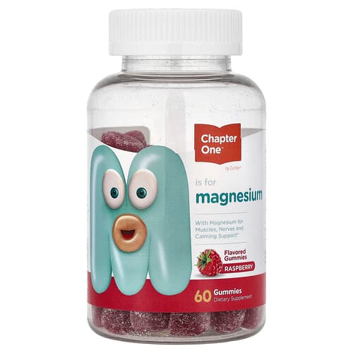 Zahler, Chapter One, Magnesium Gummies, Raspberry, 60 Gummies (50 mg per Gummy)