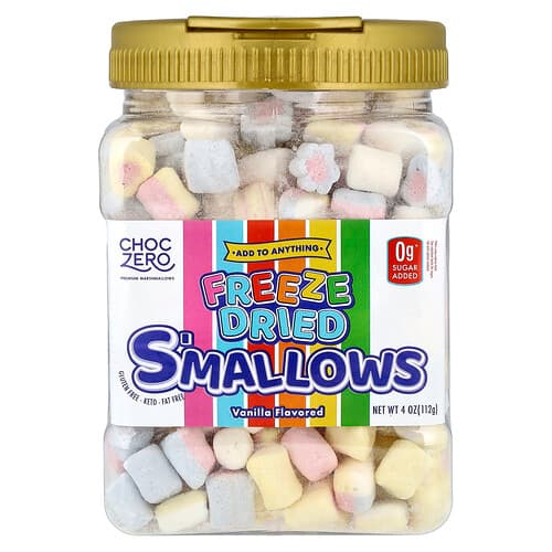 ChocZero, Freeze Dried S'mallows, Vanilla, 4 oz (112 g)