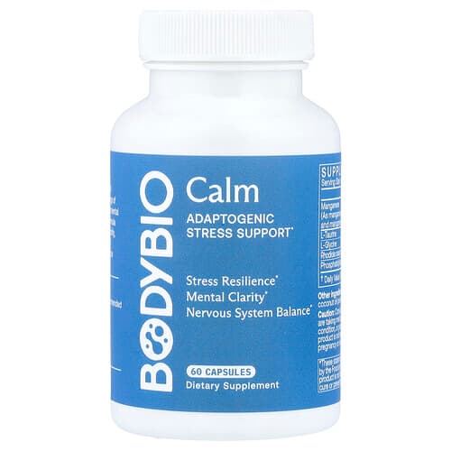 BodyBio, Calm, 60 Capsules