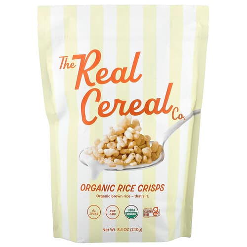 The Real Cereal Co, Organic Rice Crisps, 8.4 oz (240 g)