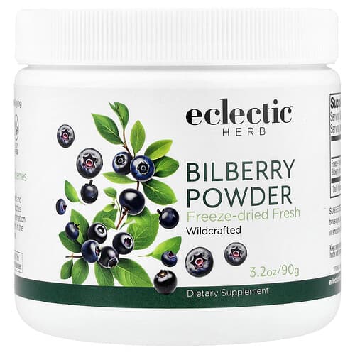 Eclectic Herb, Bilberry Powder, 3.2 oz (90 g)
