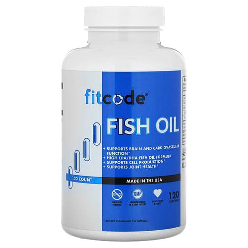fitcode, Fish Oil, 120 Softgels (1,000 mg per Softgel)