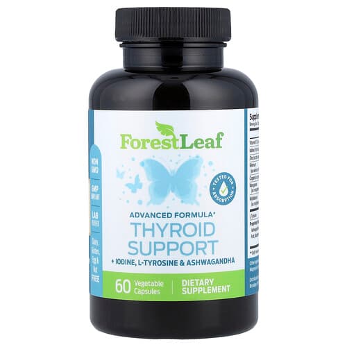 Forest Leaf, Thyroid Support, 60 Vegetable Capsules