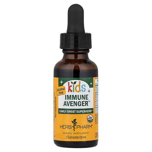 Herb Pharm, Kids, Immune Avenger™, Alcohol Free, 1 fl oz (30 ml)