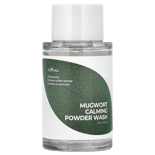 ISNtree, Mugwort Calming Powder Wash, 0.52 oz (15 g)