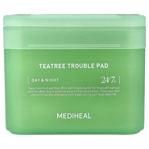 MEDIHEAL, Tea Tree Trouble Pad, 100 Pads, 5.74 fl oz (170 ml)