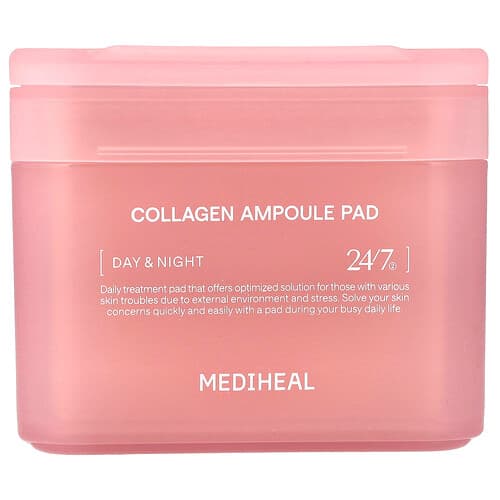 MEDIHEAL, Collagen Ampoule Pad, 100 Pads, 5.74 fl oz (170 ml)