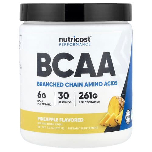 Nutricost, Performance, BCAA, Pineapple, 9.3 oz (261 g)