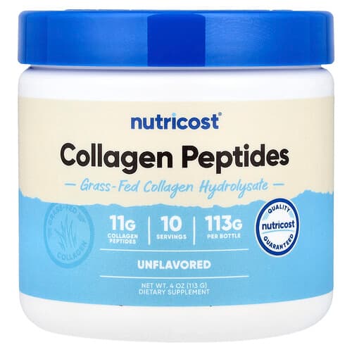 Nutricost, Collagen Peptides, Unflavored, 4 oz (113 g)