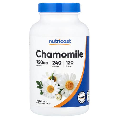 Nutricost, Chamomile, 240 Capsules (375 mg per Capsule)