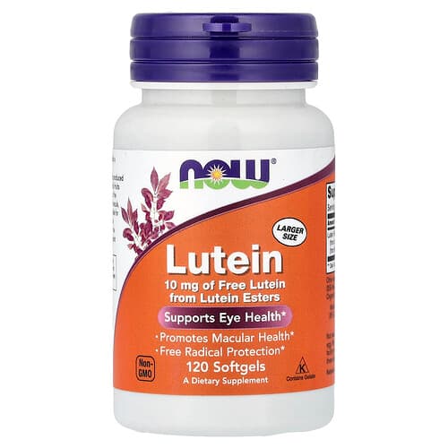 NOW Foods, Lutein, 10 mg, 120 Softgels