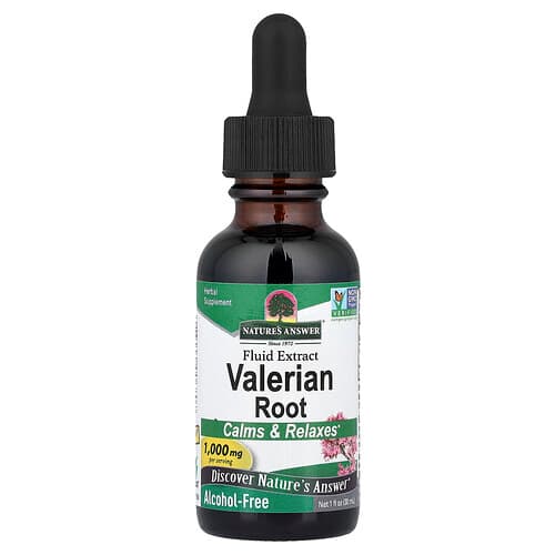 Nature's Answer, Valerian Root, Fluid Extract, Alcohol Free, 1 fl oz (30 ml)