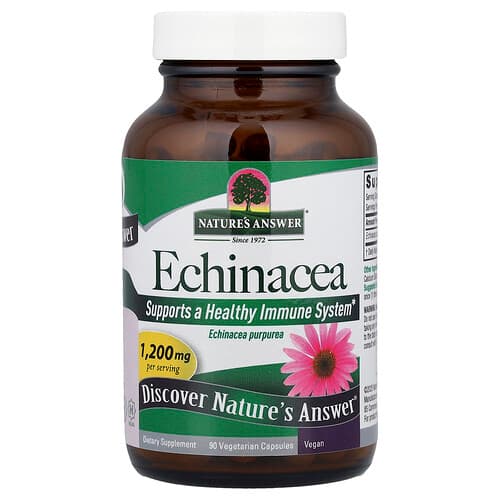 Nature's Answer, Echinacea, 90 Vegetarian Capsules (400 mg per Capsule)