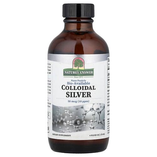 Nature's Answer, Colloidal Silver, 50 mcg (10 ppm), 4 fl oz (120 ml)