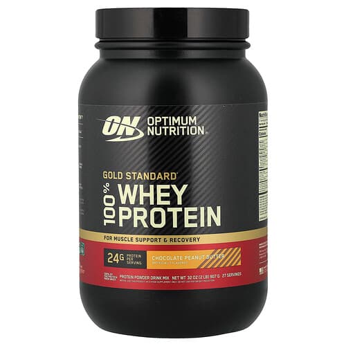 Optimum Nutrition, Gold Standard® 100% Whey, Chocolate Peanut Butter, 2 lb (907 g)