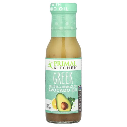 Primal Kitchen, Dressing & Marinade Made With Avocado Oil, Greek, 8 fl oz (236 ml)