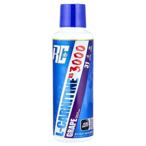 Ronnie Coleman, Vital Edition, L-Carnitine XS™ 3000, Grape, 16 fl oz (473.28 ml)