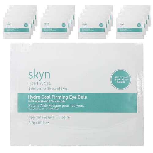 Skyn Iceland, Hydro Cool Firming Eye Gels, 16 Pairs