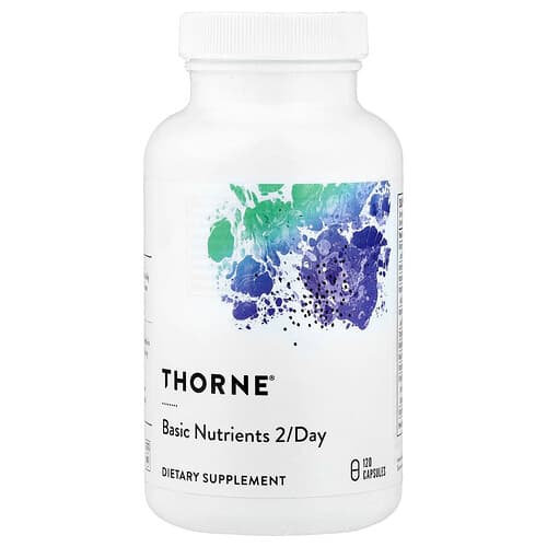 Thorne, Basic Nutrients 2/Day, 120 Capsules