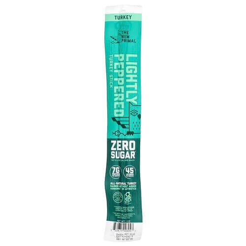 The New Primal, Turkey Stick, Lightly Peppered, 1 oz