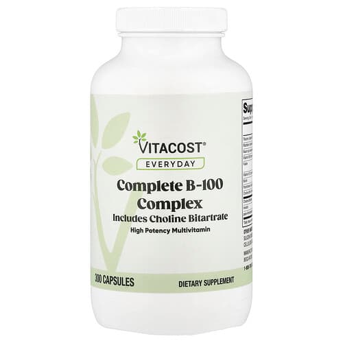 Vitacost, Everyday, Complete B-100 Complex, 300 Capsules