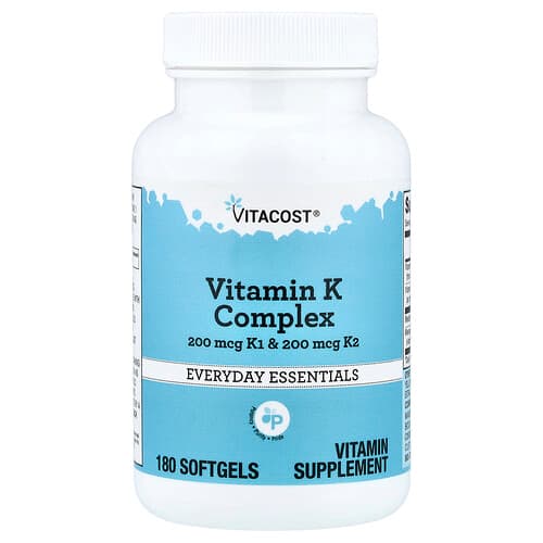Vitacost, Vitamin K Complex, 180 Softgels