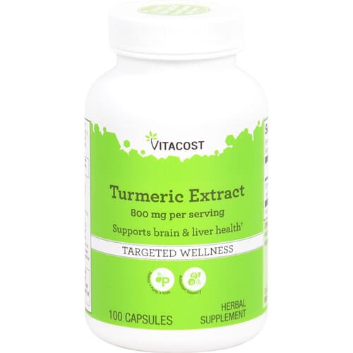 Vitacost, Turmeric Extract, 100 Capsules (400 mg per Capsule)