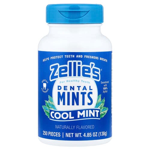 Zellie's, Dental Mints, Cool Mint, 250 Pieces