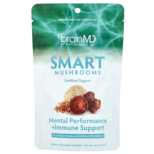 BrainMD, Smart Mushrooms, 3.2 oz (90 g)