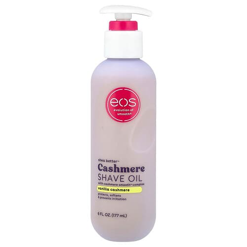 EOS, Shea Better™, Cashmere Shave Oil, Vanilla Cashmere, 6 fl oz (177 ml)