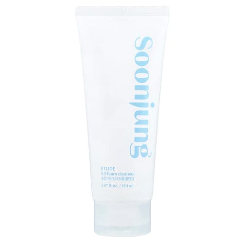 ETUDE, SoonJung, 5.5 Foam Cleanser, 5.07 fl oz (150 ml)