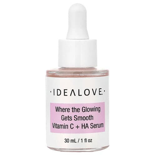 Idealove, Where the Glowing Gets Smooth, Vitamin C + HA Serum, 1 fl oz (30 ml)