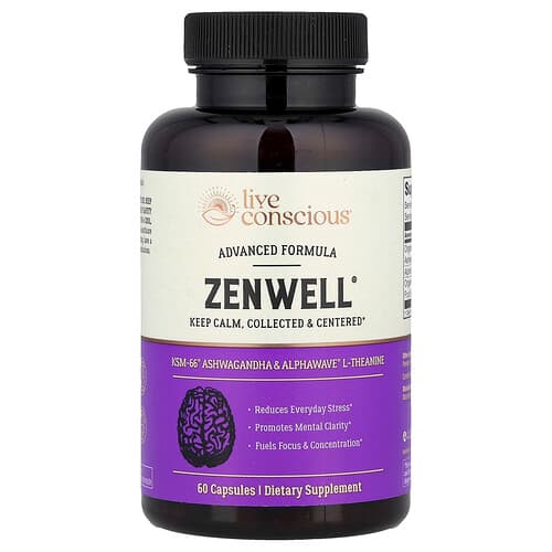 Live Conscious, Zenwell®, 60 Capsules