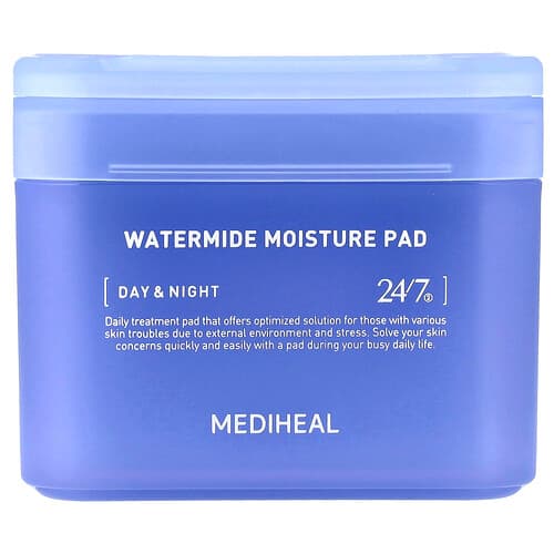 MEDIHEAL, Watermide Moisture Pad, 100 Pads, 5.07 fl oz (150 ml)
