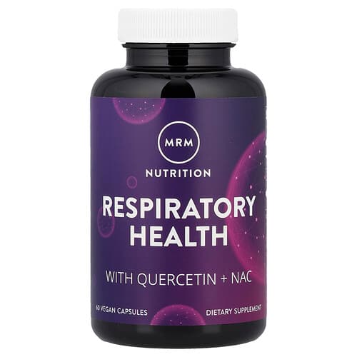 MRM Nutrition, Respiratory Health with Quercetin + NAC, 60 Vegan Capsules