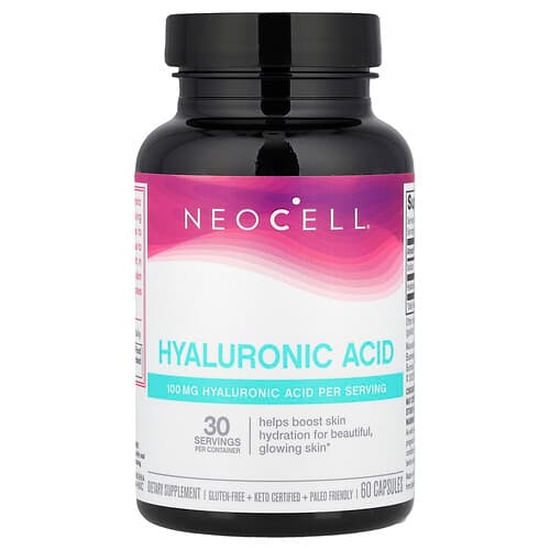 NeoCell, Hyaluronic Acid, 60 Capsules (50 mg per Capsule)