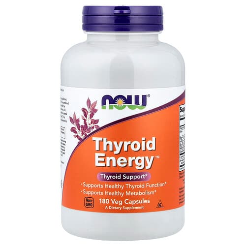 NOW Foods, Thyroid Energy™, 180 Veg Capsules