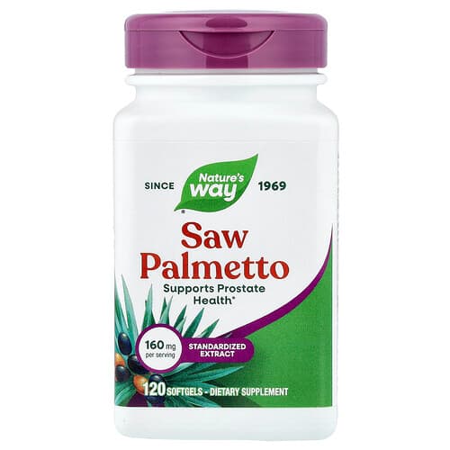 Nature's Way, Saw Palmetto, 160 mg, 120 Softgels