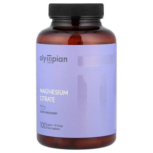 Olympian Labs, Magnesium Citrate, 100 Capsules (133 mg per Capsule)