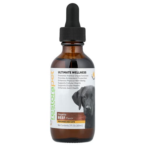 RestoraPet, Ultimate Wellness, For Dogs and Cats, Organic Beef, 2 fl oz (60 ml)