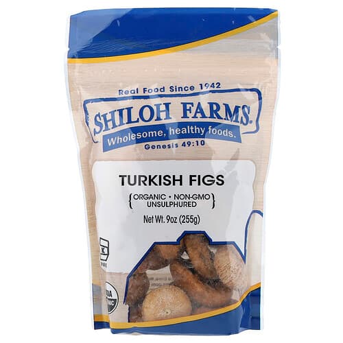 Shiloh Farms, Organic Turkish Figs, 9 oz (255 g)