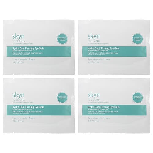 Skyn Iceland, Hydro Cool Firming Eye Gels , 4 Pairs