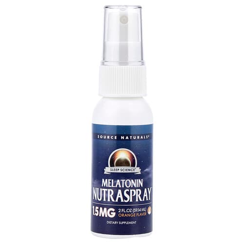 Source Naturals, Sleep Science®, Melatonin NutraSpray, Orange, 2 fl oz (59.14 ml)