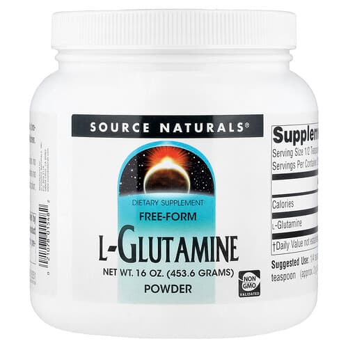 Source Naturals, Free-Form L-Glutamine Powder, 16 oz (453.6 g)
