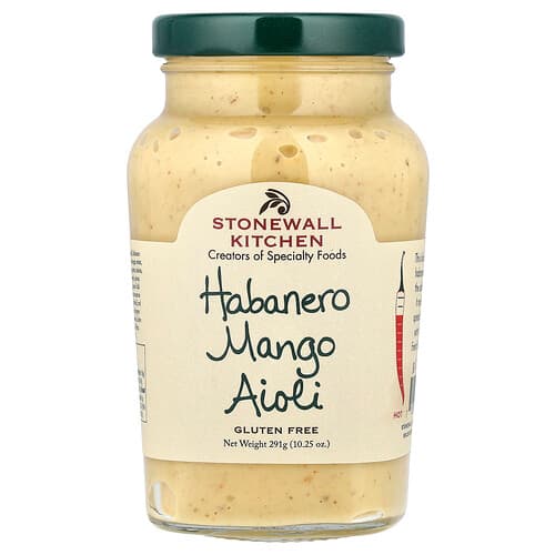 Stonewall Kitchen, Habanero Mango Aioli, Hot, 10.25 oz (291 g)